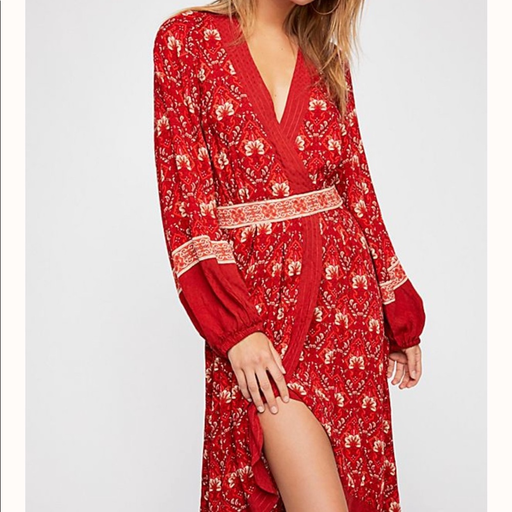 NWT Red and Lotus Jewel Soirée Spell Dress